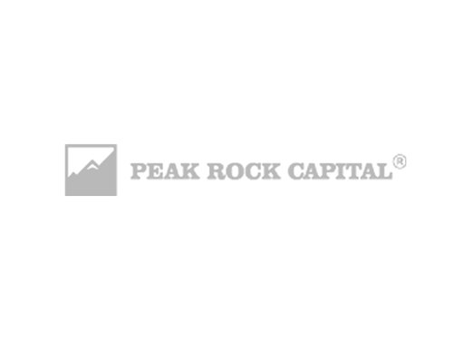 Peak Rock Capital Logo Gray